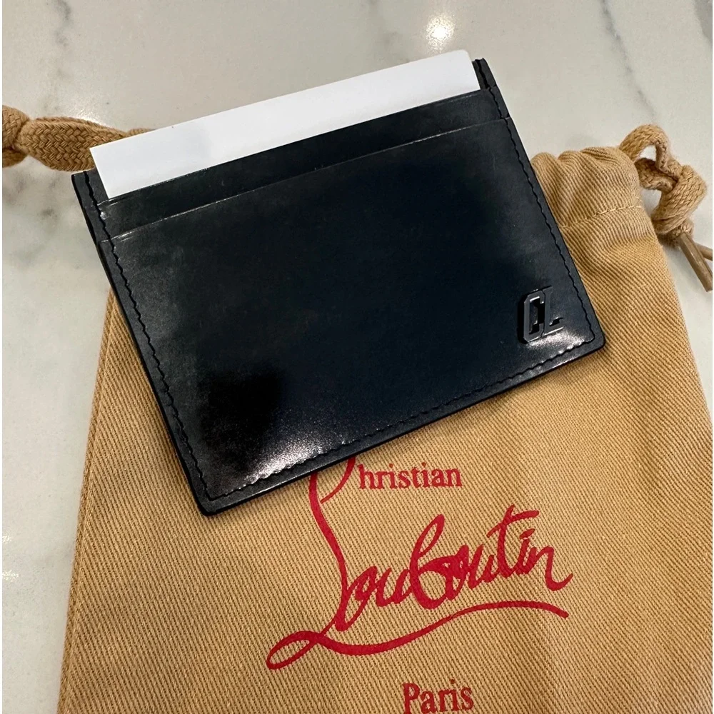Christian Louboutin M Kios Leather Card Holder